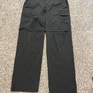 Kids Gray Cargo Pants/ shorts- L (14/16)